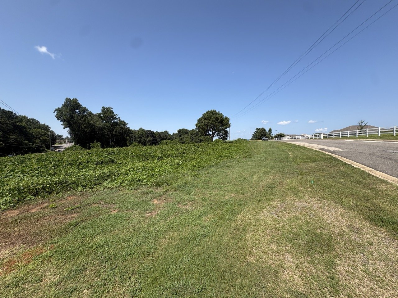 Lot frontage near Cracker Asphalt Road