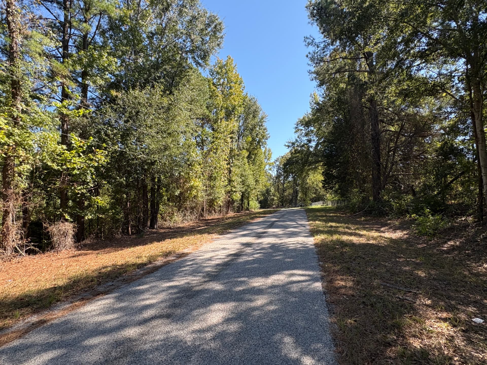 County Road 38 running past the tract