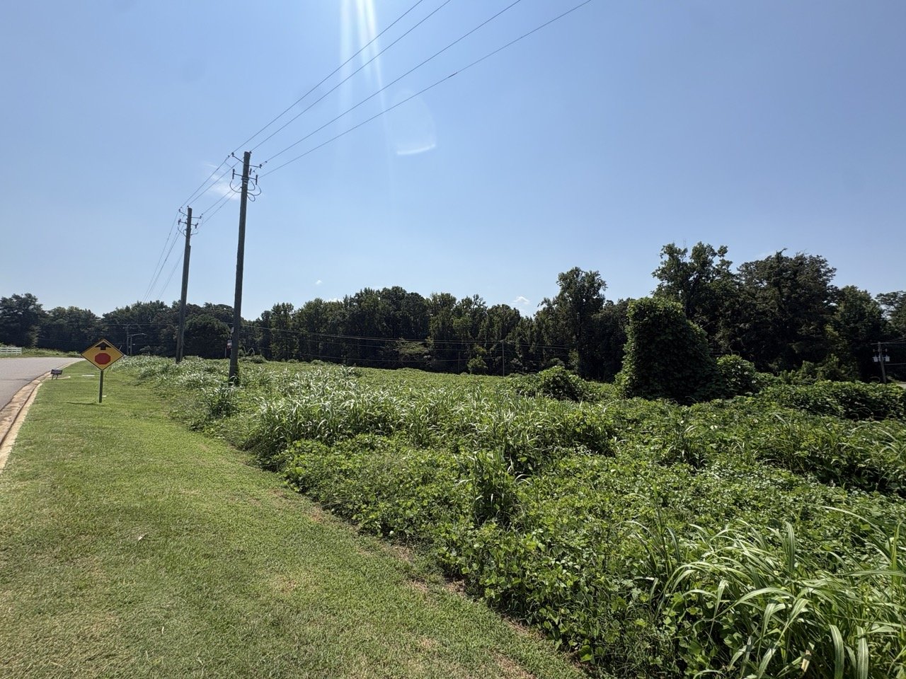 Highway 69 frontage and roadside power